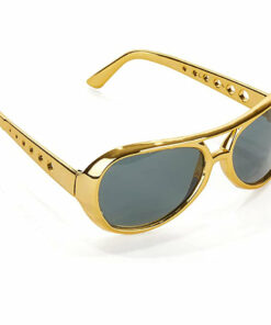 Gold Elvis Style Glasses
