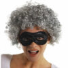 Adult's & Child's Grey Gangsta Granny Curly Wig