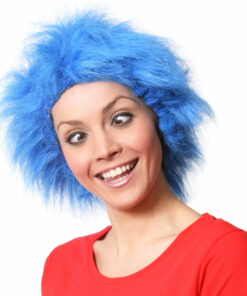 Adult Blue Cat in the Hat Thing Wig