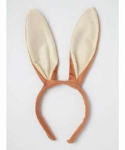 Childs Brown Bunny Rabbit Ears on Headband