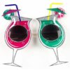 Novelty Cocktail Plastic Sunglasses