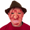 Adult Freddy 1/2 Latex Burnt Mask