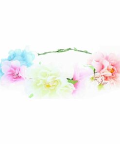 Boho Festival Flower Garland Head Crown