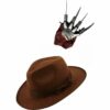 Adult Child Freddy Krueger Hat & Claw Set