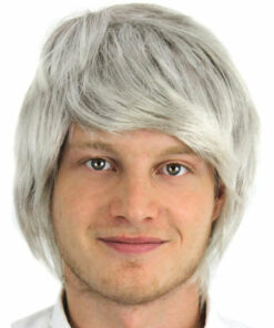Men's Short Ginger Brown Black Blonde Silver Wigs