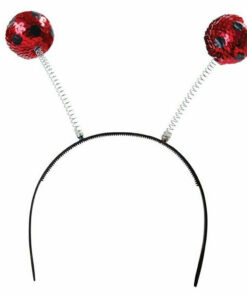 3 x Sequined Ladybird Head Boppers