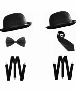 Laurel & Hardy Comedy Duo Silent Movie Fancy Dress