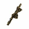 Mens Pre-Tied Bow Tie Leigh Leopards Roar Rugby League Supporters Animal Print