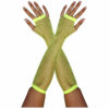 1980's Long Neon Fishnet Gloves