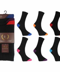 3 x Pair Mens Black Socks UK 6-11