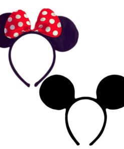 Minnie & Mickey Mouse Cartoon Ears on Headband