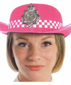 Ladies Pink WPC Police Hat