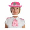 Ladies Pink WPC Police Hat & Matching Epaulettes Scarf