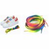 Rainbow Flat Shoe Laces Skate Trainer