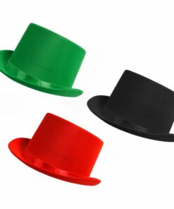 Adult Quality Satin Effect Victorian Top Hat