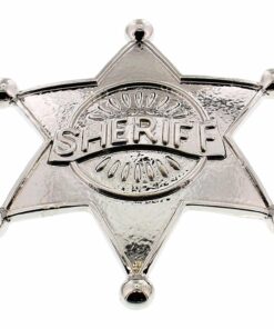Silver Sheriff Badge