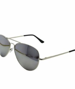 Silver Frame Aviator Sunglasses