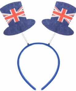 Union Jack Top Hat Headband