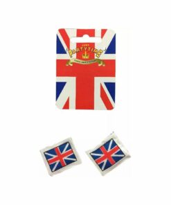 Union Jack Flag Clip On Earrings