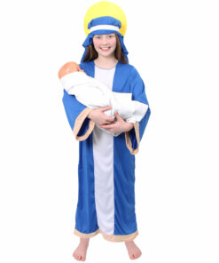 Girls Childs Virgin Mary Nativity Costume
