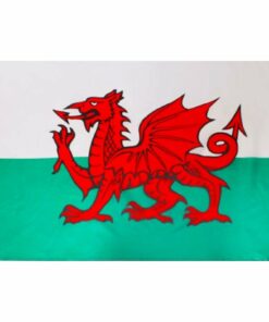 5ft x 3ft Wales Welsh Dragon Flag with Eyelets