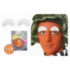 Umpa Lumpa White Eyebrows & Orange Face Paint Set