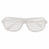 White Shutter Shades Glasses Fancy Dress Accessories