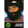 Afro Beard & Moustache Set